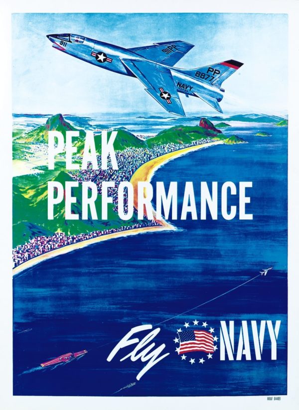 Artist Unknown Peak Performance Fly Navy
