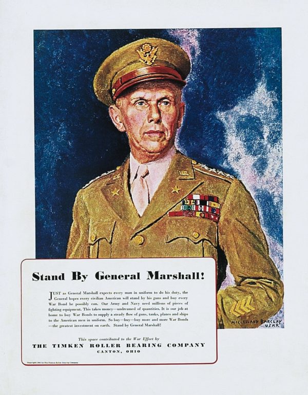Barclay, McClelland Stand by General Marshall 1943