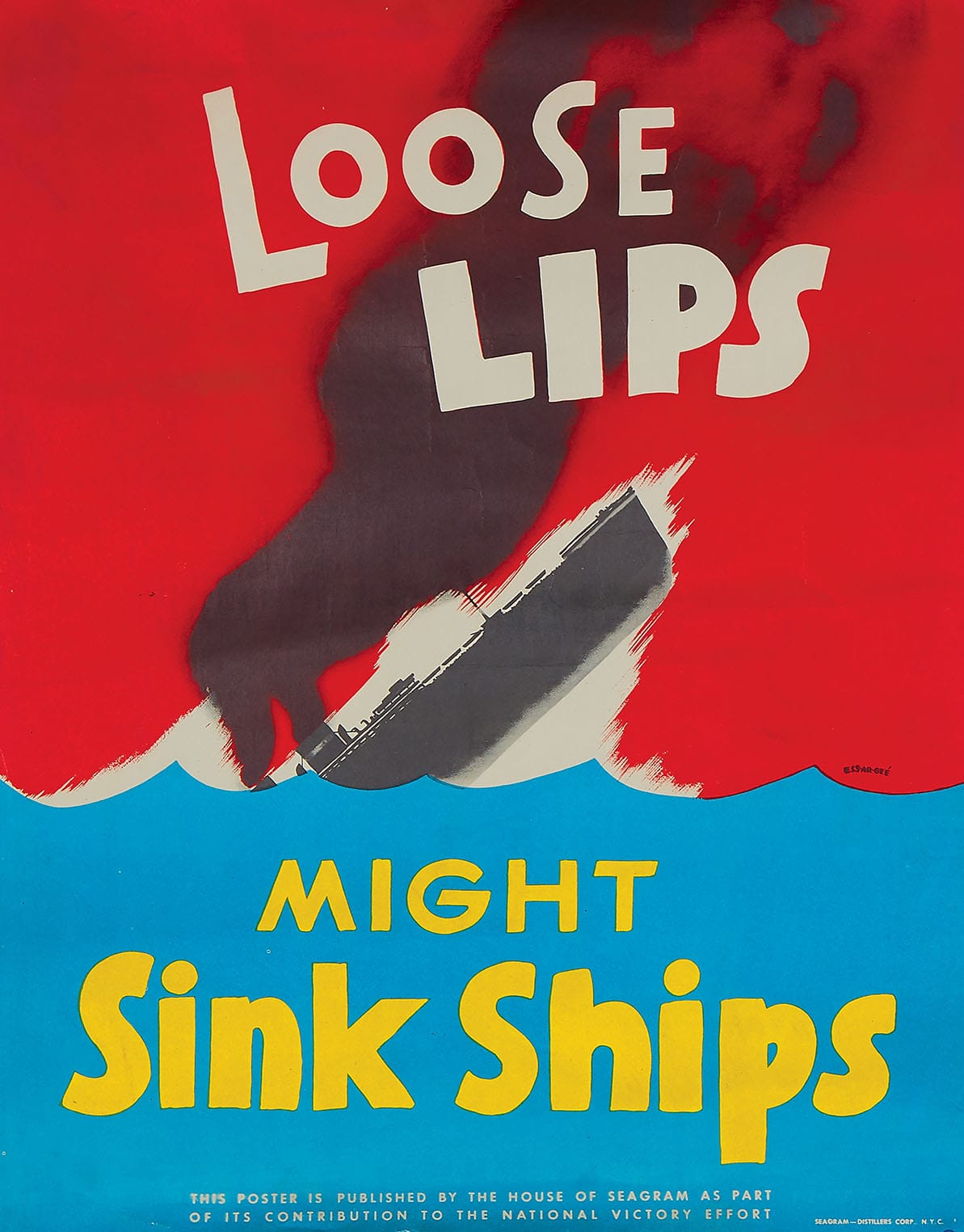 Seymour Goff Ess Ar Gee Loose Lips Might Sink Ships 1942
