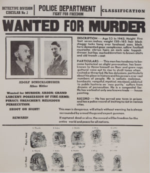 Artist Unknown Wanted for Murder.