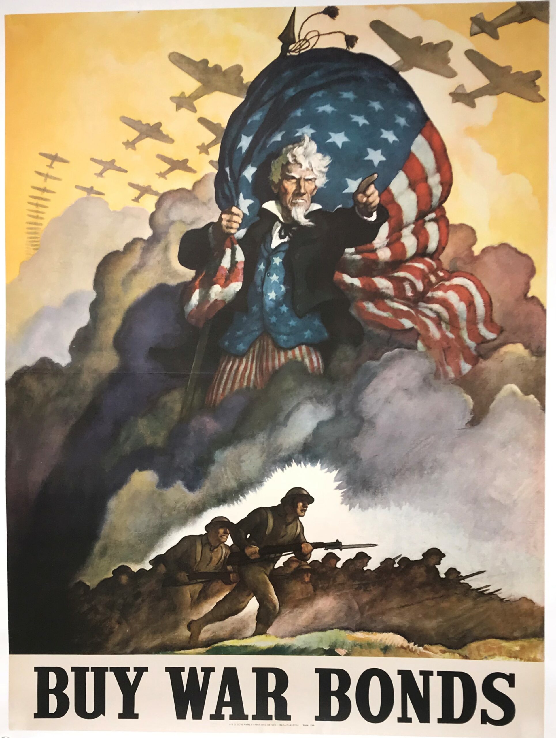 N.C. Wyeth: Buy War Bonds 1942. – Meehan Military Posters