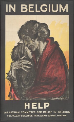 Raemaekers: In Belgium Help 1916.