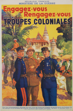 Fauret: Enlist in the Colonial Troops c. 1920.